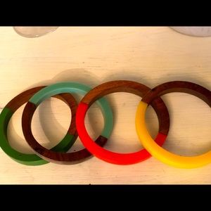 Multiple Handcrafted Bracelets